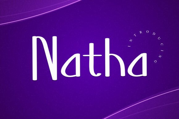 A Handwritten Serif Font Review for Natha in Real Product Designs