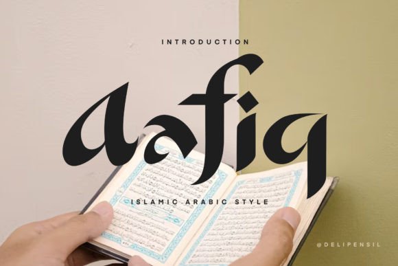 Aafiq: A Friendly Arabic Styled Serif Font for Editorial Design