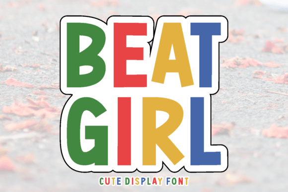 Beat Girl Font: A Friendly Display Typeface for Creative Projects
