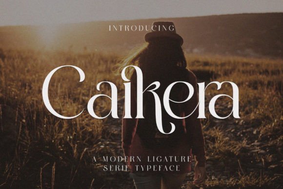 Caikera: A Modern Serif Font for Editorial Design