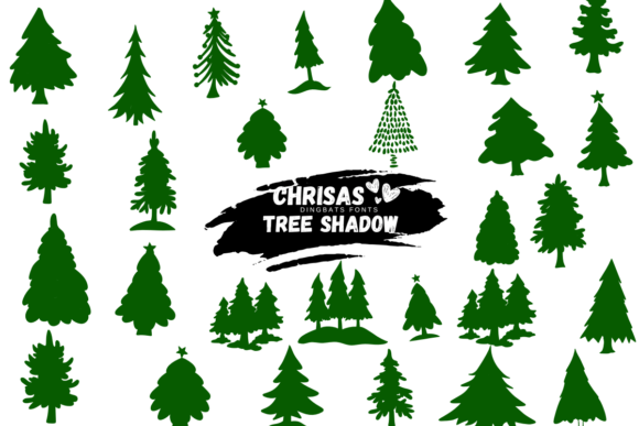 Christmas Tree Shadow: A Font for Editorial Elegance