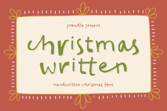 Christmas Written: A Natural Handwritten Font for Editorial Design