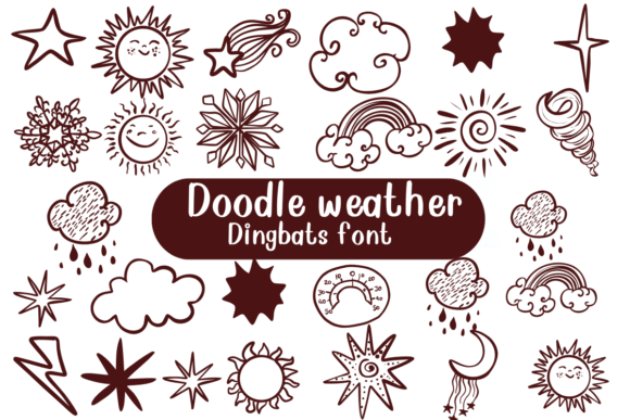 Doodle Weather: A Natural Sketched Font for Digital Branding