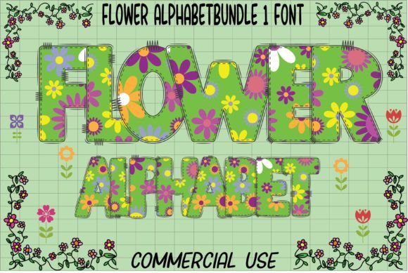 Flower Alphabet: A Font for Beautiful Brand Identity