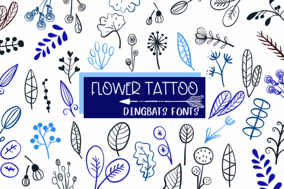 Flower Tattoo: A Nature-Inspired Font for Modern Marketing