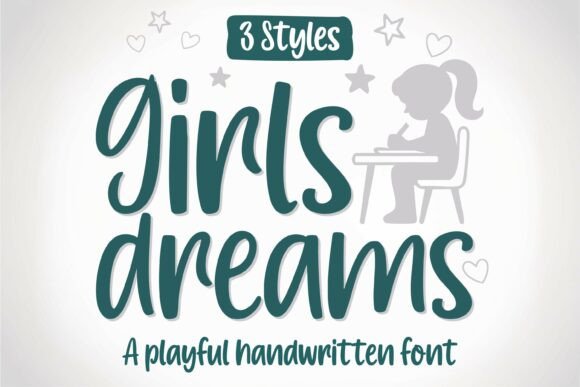 Girls Dreams: A Playful Handwritten Font for Marketing