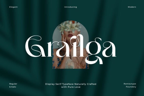 Grailga: A Serif Font for Elegant Craft Projects