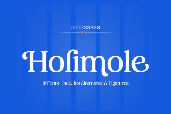 Holimole: A Modern Serif Font for Digital Branding