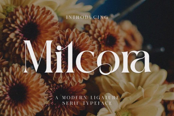 Milcora: A Modern Serif Font for Crafters