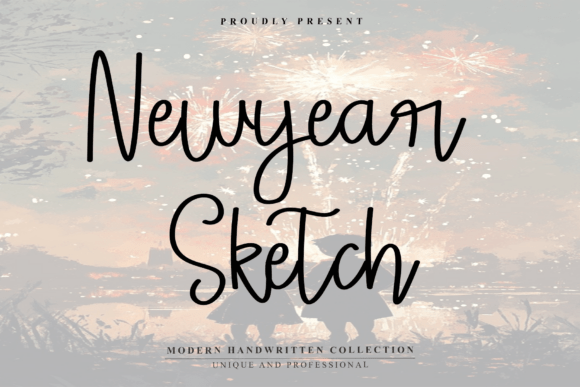 Newyear Sketch: A Warm Handwritten Font for Branding