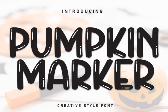 Pumpkin Marker: A Friendly Handwritten Font for Digital Design