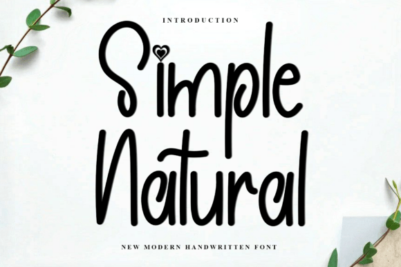 Simple Natural: A Warm and Friendly Font for Editorial Design