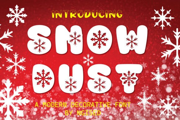 Snowdust: The Whimsical Font for Your Winter Campaigns