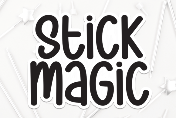 Stick Magic: A Handwritten Font That Makes Crafting Feel Like Magic
