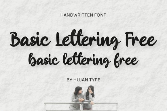 The Basic Lettering Free Font for Authentic Editorial Design