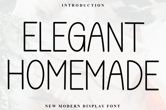 The Elegant Homemade Font for Premium Web Design