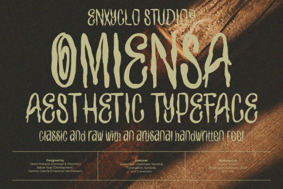 The Omiensa Font: An Artisan Script for Aesthetic Branding