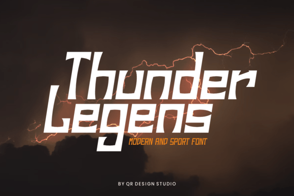 Thunder Legens Font: The Sweet & Friendly Editorial Typeface