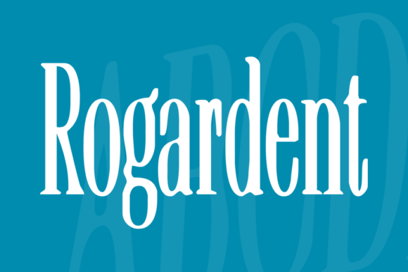 Using Rogardent Font for Professional Website Headings
