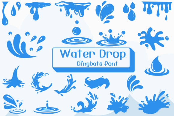 Water Drop: A Dingbats Font for Editorial Elegance