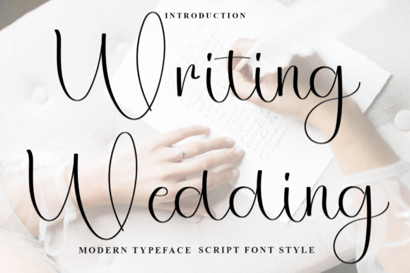 Writing Wedding: A Soft Handwritten Font for Publications